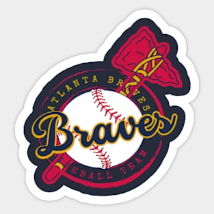 braves baseball Sticker